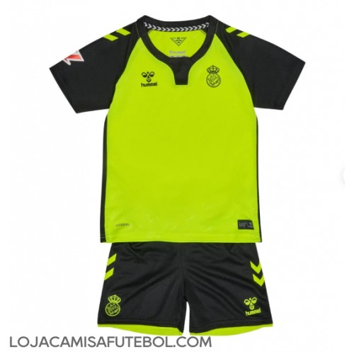 Camisa de Futebol Real Betis Equipamento Secundário Infantil 2024-25 Manga Curta (+ Calças curtas)